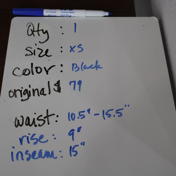 Steve Madden Dara Capri Leggings Womens XS Black Minimalist Preppy Trendy NWT - Picture 12 of 16